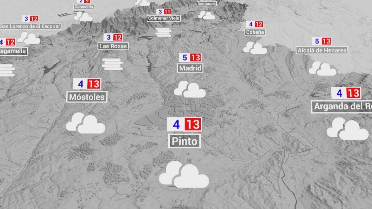Alerta por fuertes rachas de viento de 60 km/h en la zona metropolitana de Madrid y Henares
