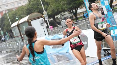 La madrileña Azucena Díaz gana el medio maratón de La Coruña