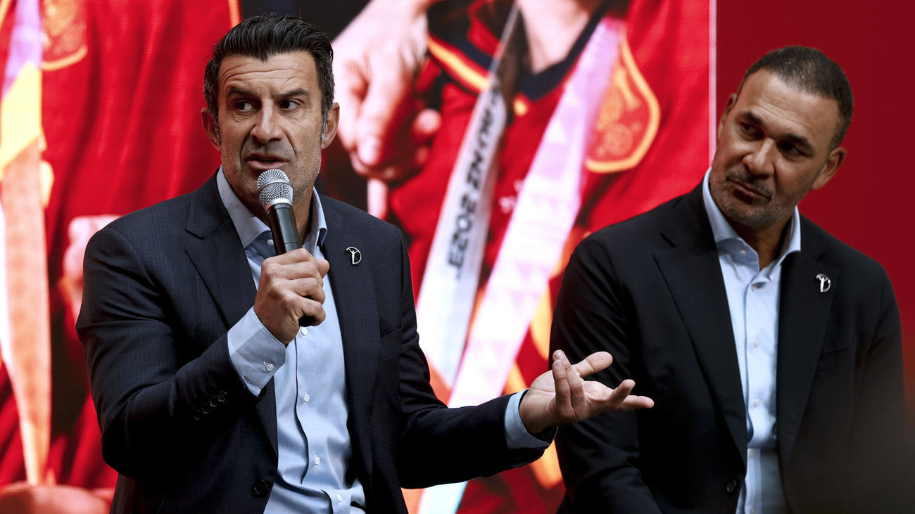 Figo quiere ver a Mbappé de blanco y se deshace en elogios para Bellingham