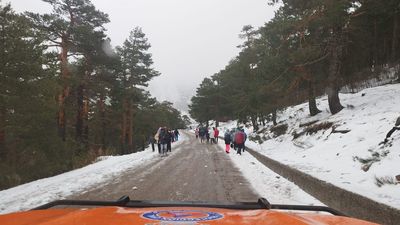 Se mantiene el aviso amarillo este domingo en la Comunidad de Madrid por nieve en la sierra