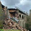Se derrumba parte de un puente en Xunqueira de Espadanedo (Orense)