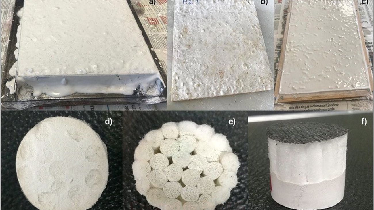 Paneles con diferentes composiciones