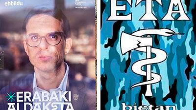 Dignidad y Justicia cree que el logo de los carteles de Bildu esconde la serpiente de ETA