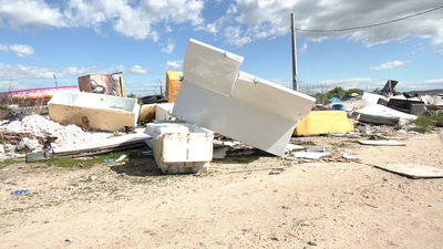 Trabajadores y vecinos de Torrejón de la Calzada denuncian un vertedero ilegal