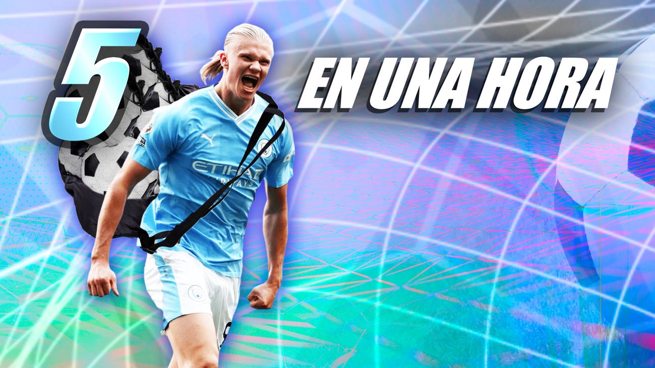 La impresionante 'manita' de Haaland en una hora