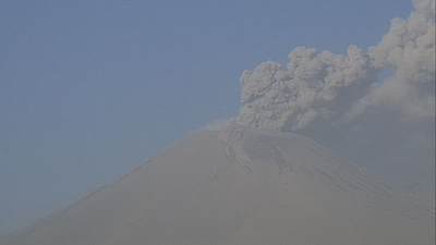 El aeropuerto de Ciudad de México cancela 22 vuelos por ceniza del volcán Popocatépetl