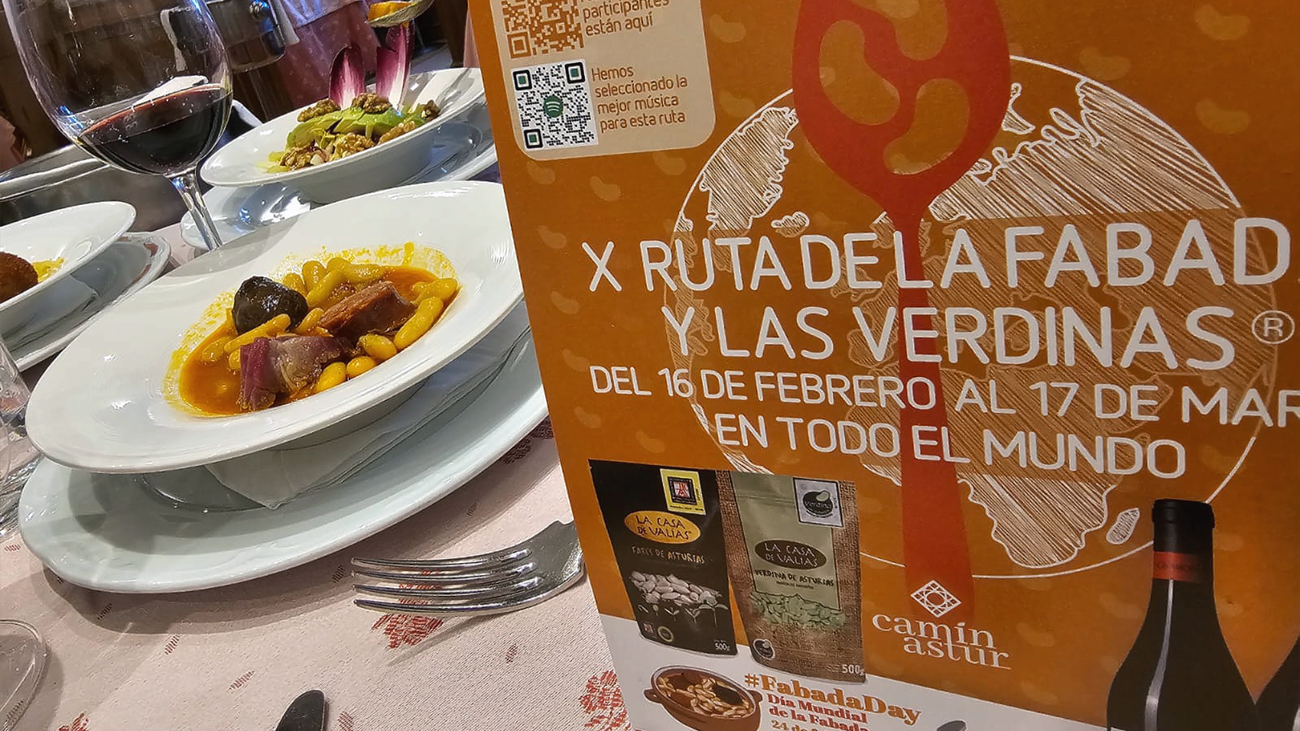 Más de 140 restaurantes de todo el mundo participan en la X Ruta de la Fabada y las Verdinas