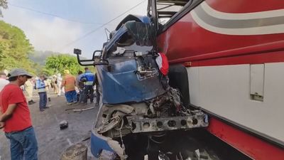 Al menos 17 muertos tras chocar dos autobuses en Honduras