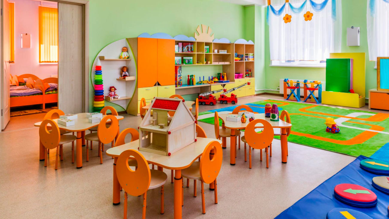 Interior de una escuela infantil