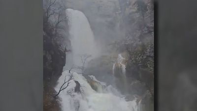 Una cascada única en España: Así se forma el ‘reventón ’del Río Mundo