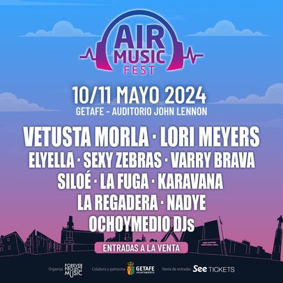 Cartel del Air Music Fest / AYTO GETAFE
