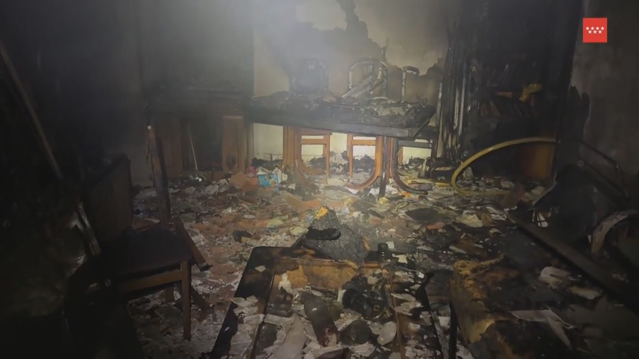 Detenido un joven por provocar el incendio de Alcalá de Henares donde su familia resultó herida