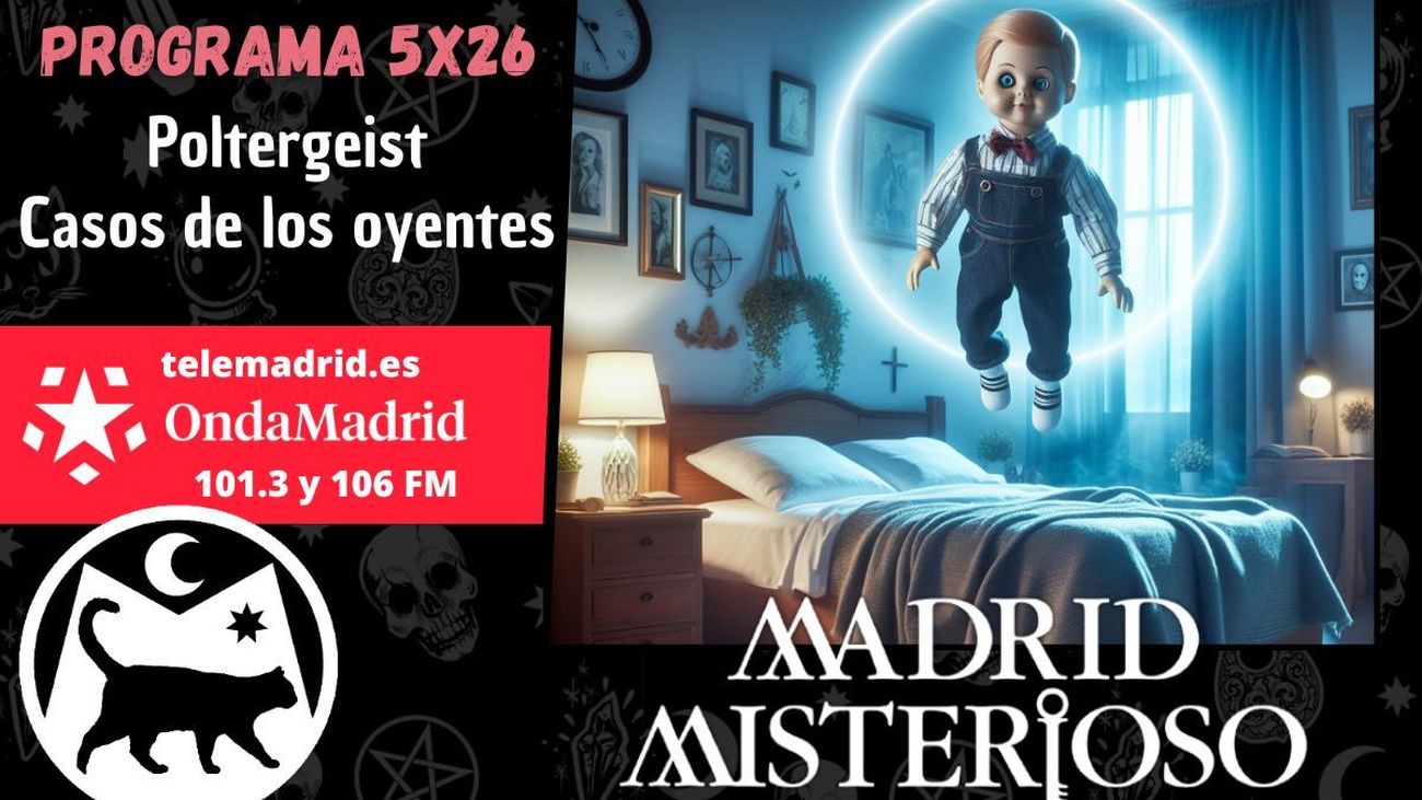Madrid Misterioso: Poltergeist. Casos de los oyentes 02.03.2024