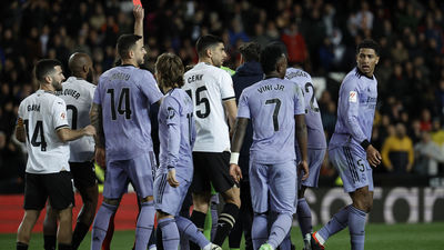 Gil Manzano señala en el acta que Bellingham vio la roja por decir "es un jodido gol"