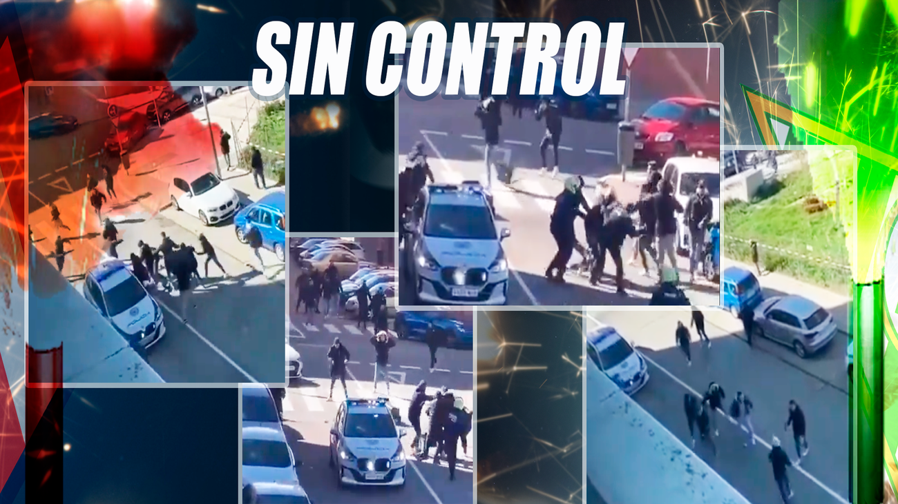 Reyerta entre ultras del Atlético de Madrid y Betis