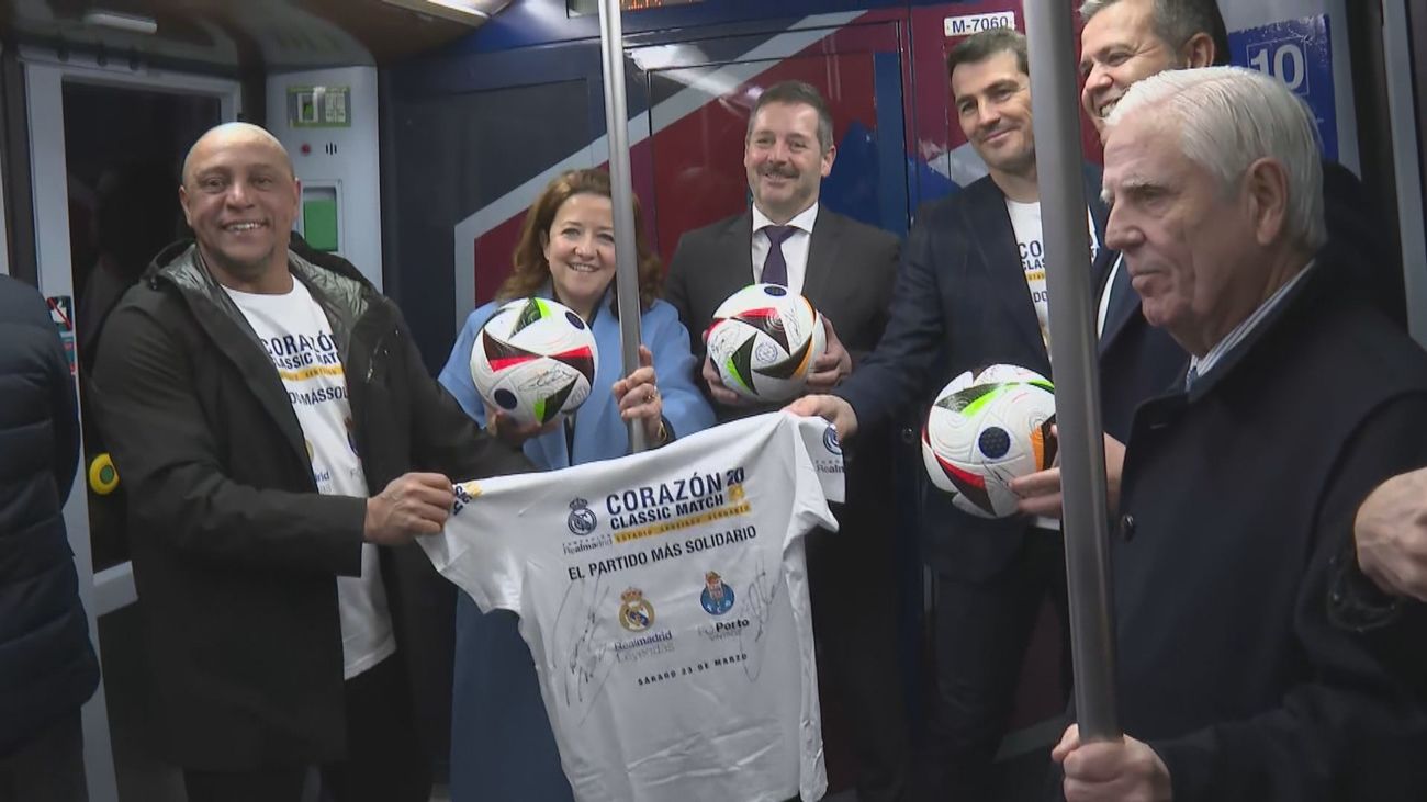 Leyendas del Real Madrid y el Porto se enfrentarán el 23 en el Bernabéu para recaudar fondos para la ELA