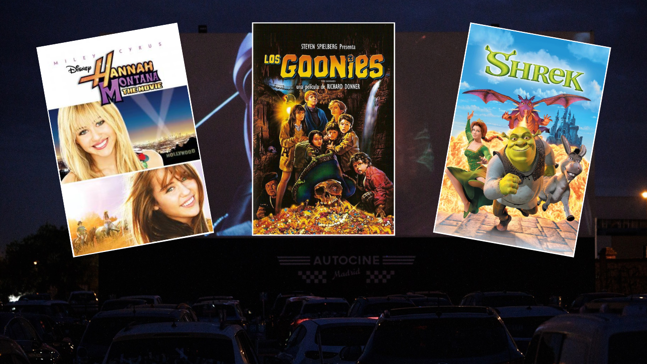 Hannah Montana, Los Goonies y Shrek vuelven a la gran pantalla en Autocine Madrid