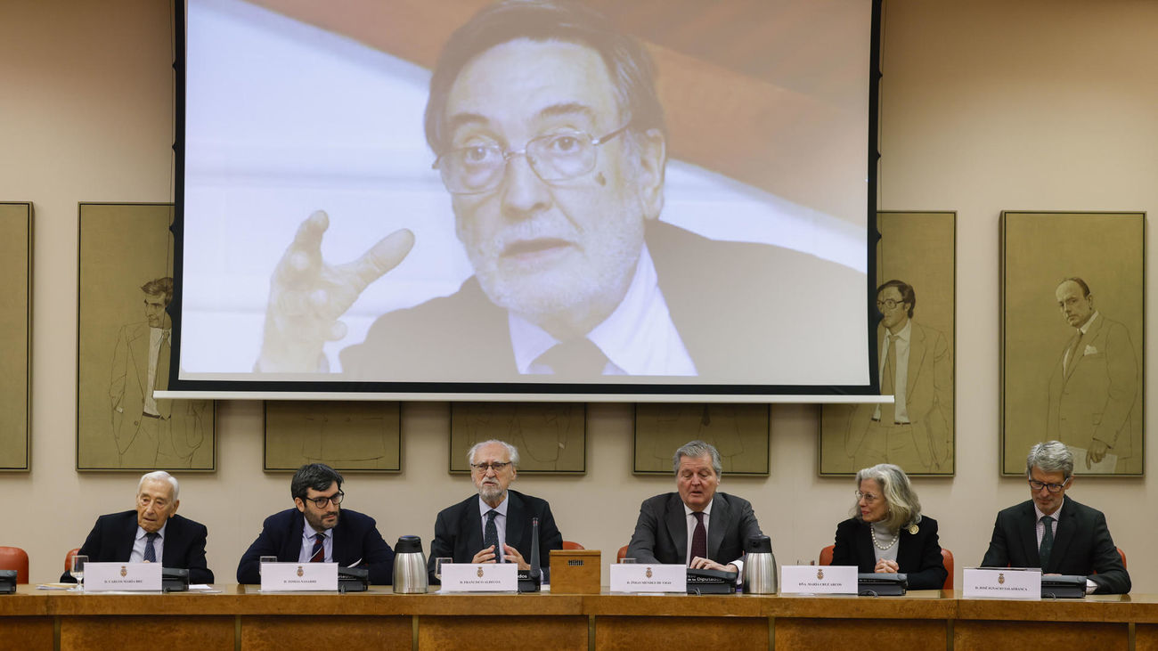 Homenaje en el Congreso a Eugenio Nasarre, fallecido en enero a los 78 años