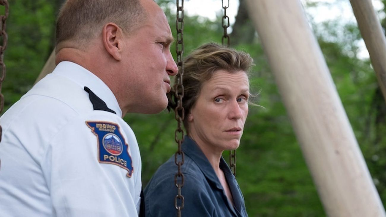 Fotograma de 'Tres anuncios en las afueras'