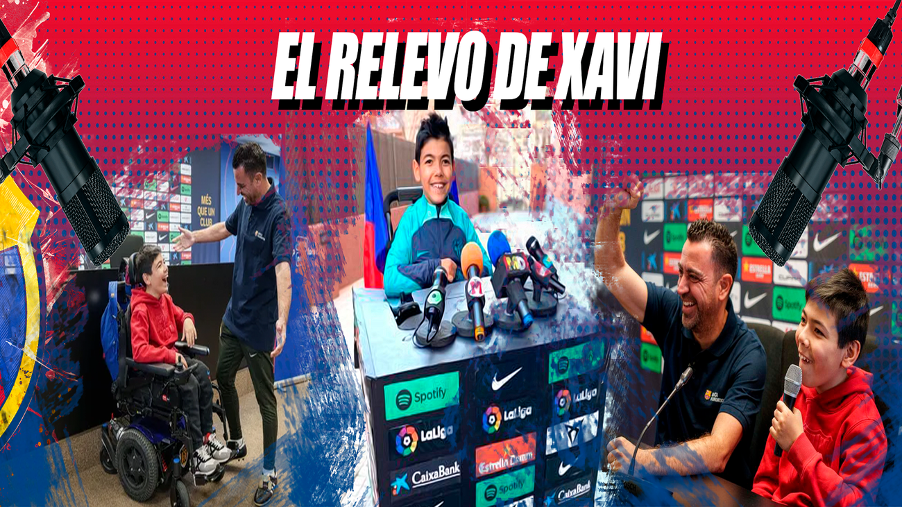 Xavi hace realidad el sueño de Bruno