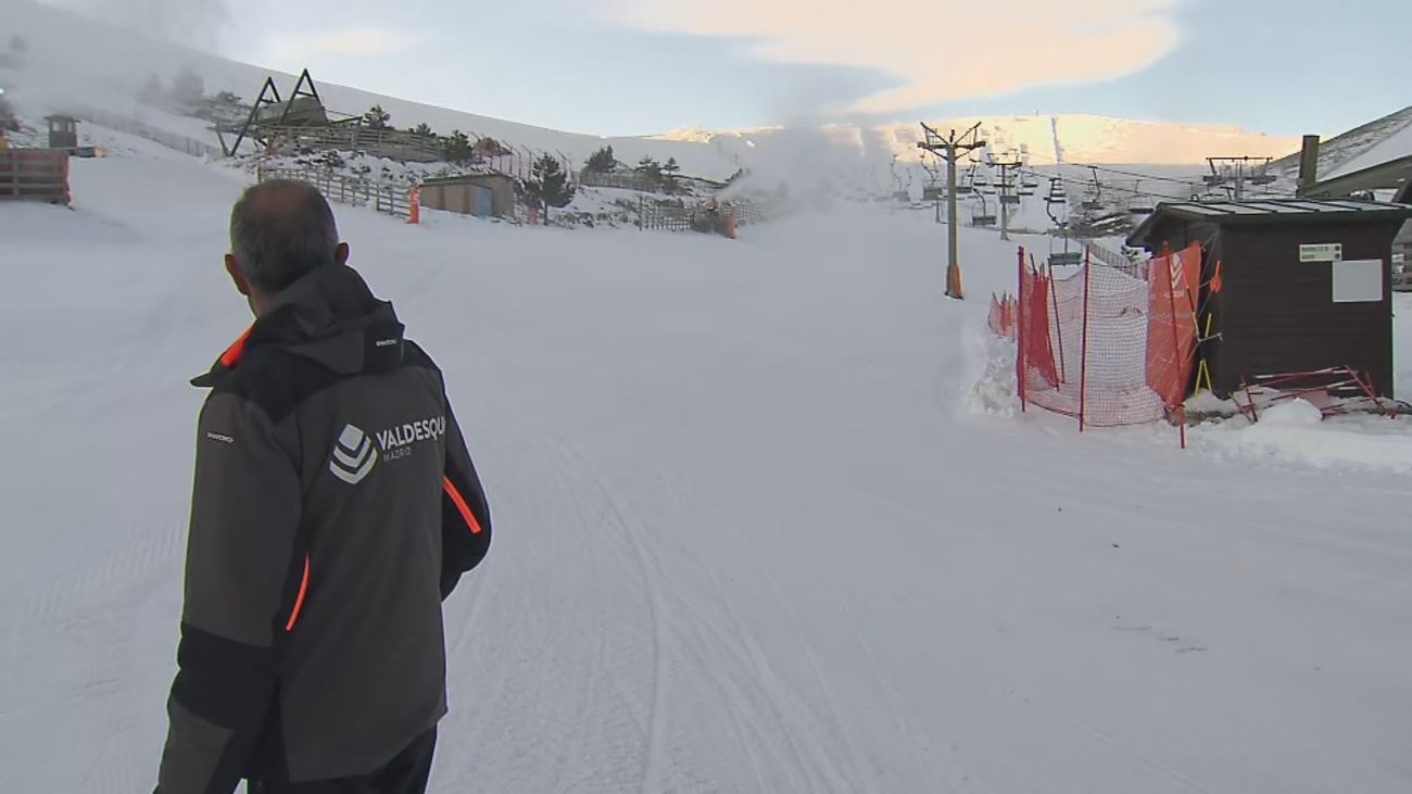 La estación de Valdesquí abre parcialmente este miércoles
