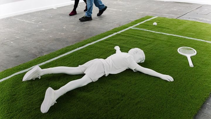 Una de las obras expuestas el día de la inauguración de ARCO Madrid 2024 / EUROPA PRESS