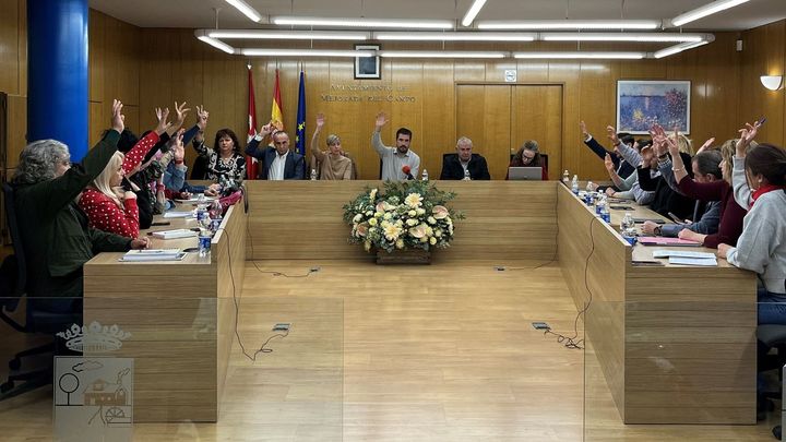 Votación en el Pleno del Ayuntamiento de Mejorada del Campo / AYTO MEJORADA DEL CAMPO