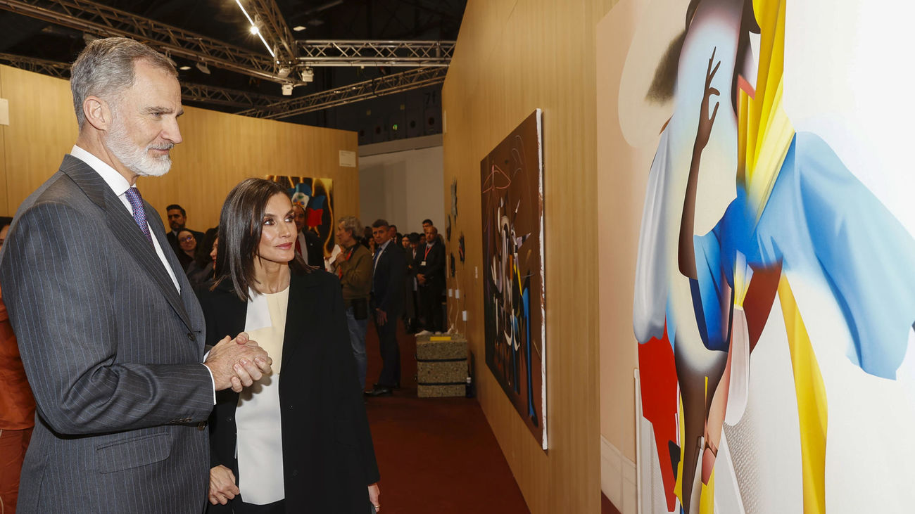 Los Reyes inauguran ARCOMadrid 2024