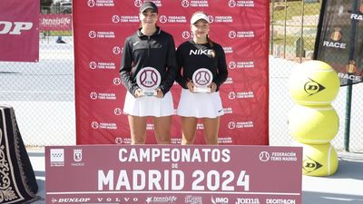 Sofía Fernández reedita su cetro  de Madrid de tenis cadete