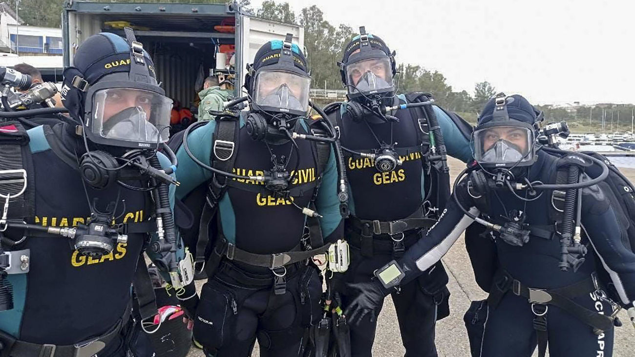 "Si le pones ganas y energía, lo puedes conseguir", Maru, la primera mujer en los 'buzos' de la Guardia Civil