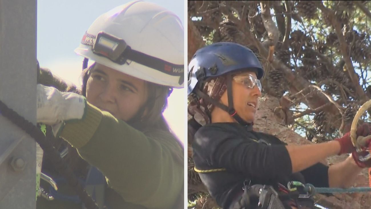 "Los clientes se sorprenden de que sea una mujer", Irene y Haya, mujeres en trabajos 'de hombres'