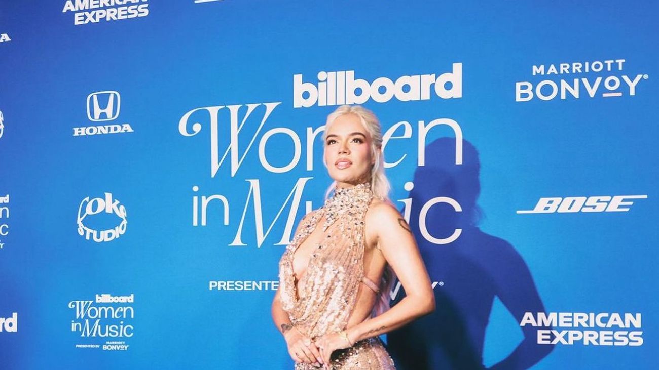 Karol G en los Billboard femeninos