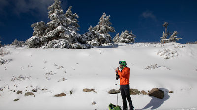 Alerta por nevadas en la sierra de Madrid hasta este sábado