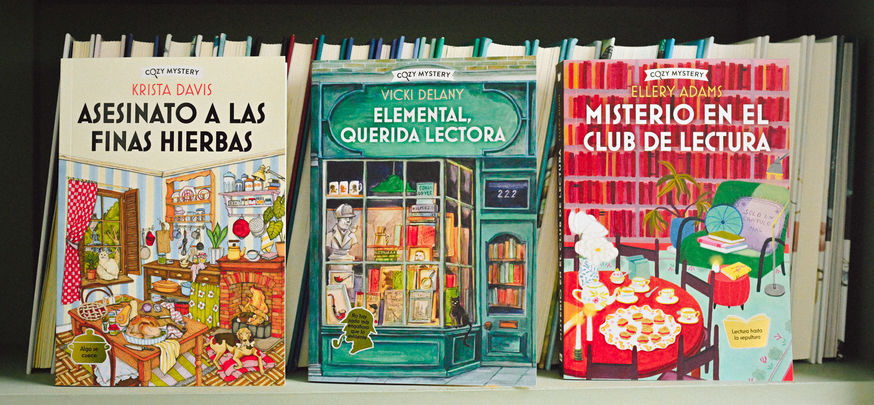 Novelas Cozy Mistery (Editorial Alma) Copyright Paula Pellicer / Enseriados / Dos hasta las dos