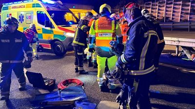 Tres heridos en un accidente de tráfico en la M-50 a la altura de Boadilla del Monte