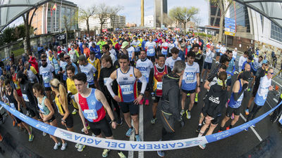 Alejandro Jiménez y María Barbero, ganan la Carrera del Agua