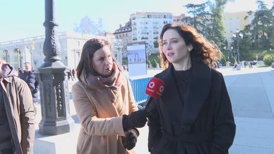 Ayuso: "Hoy lo que cabe es sobre todo la unidad en contra del terrorismo"