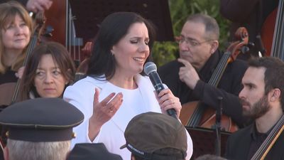 El emotivo 'Adiós' interpretado por Diana Navarro en recuerdo de las víctimas del 11-M