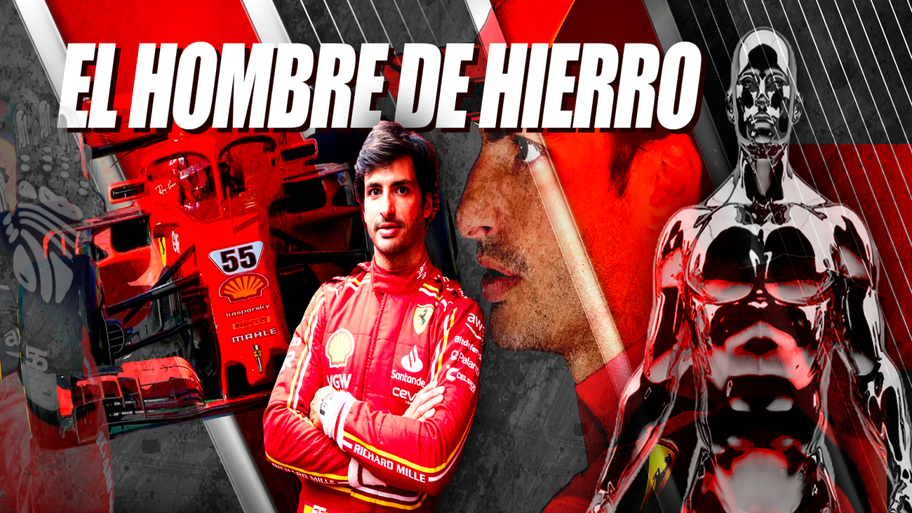 Carlos Sainz asiste al circuito de Yeda un día después de su operación