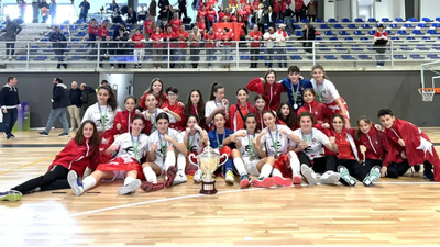 El fútbol sala femenino sub'14 de Madrid, subcampeón de España
