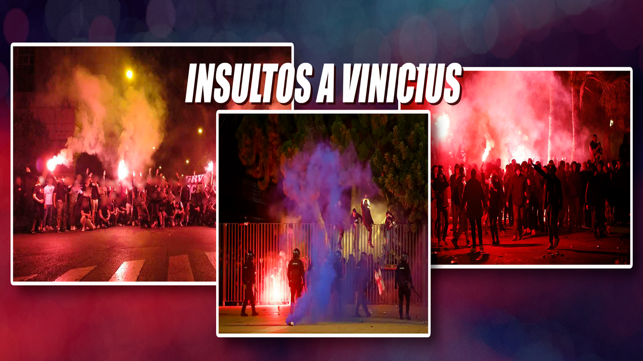 Graves insultos contra Vinicius antes del Barça-Nápoles