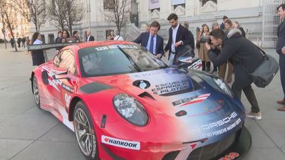 Puesta de largo del coche de la Escuela de Pilotos de Madrid que competirá en el Europeo de Resistencia