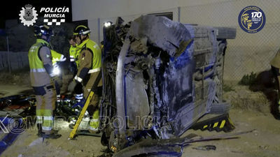 Accidente mortal en Murcia con un fallecido y dos heridos, todos menores