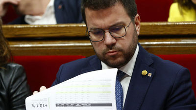 El Parlament catalán tumba los presupuestos de Aragonès y deja la legislatura en el limbo
