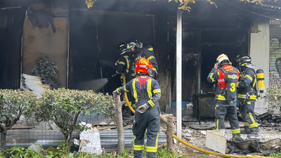 Dos heridos tras explotar un patinete eléctrico en un local de La Elipa