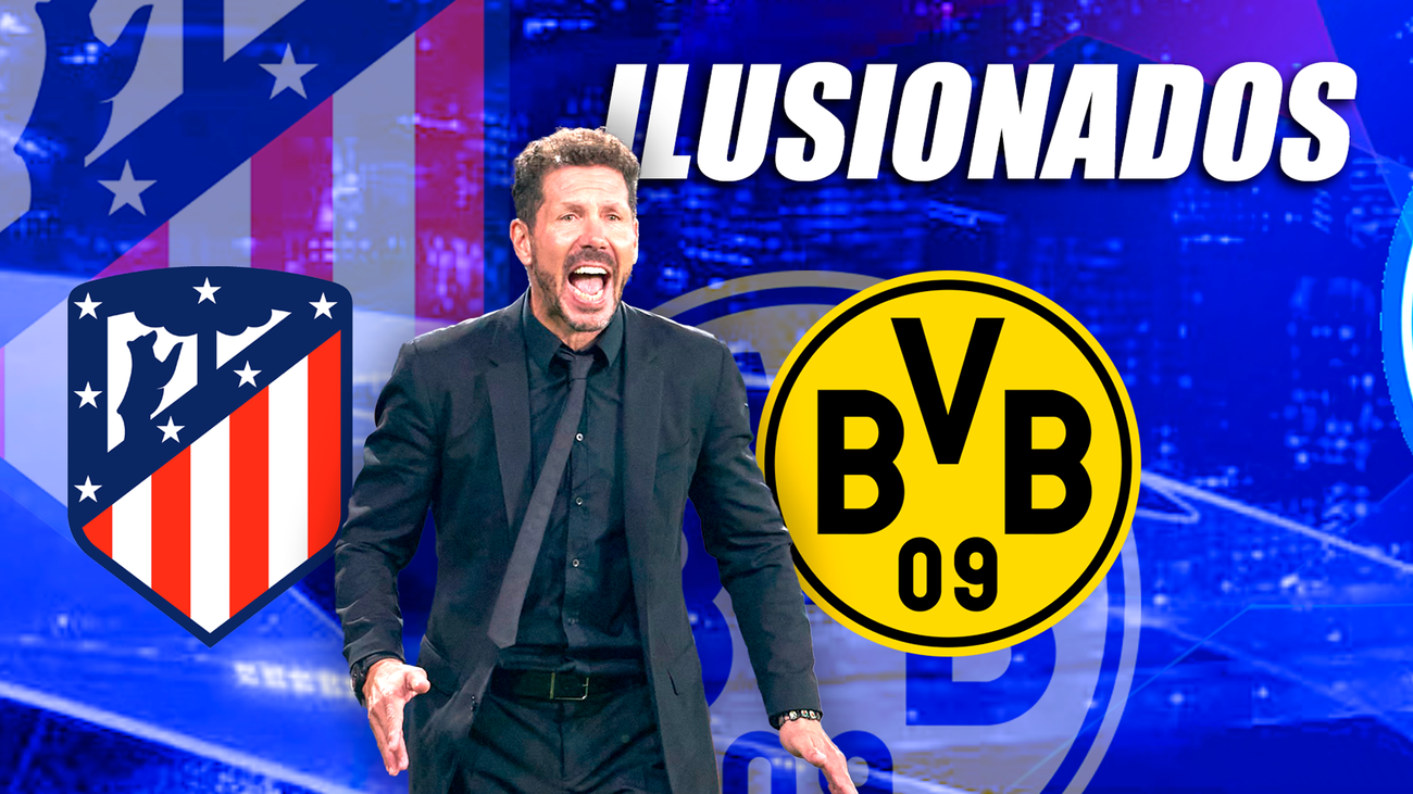 El Atlético de Madrid se cruzará con el Dortmund, un equipo en pleno crecimiento