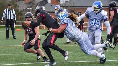 Los Black Demons Las Rozas siguen intratables en la liga masculina de fútbol americano