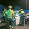 Cuatro heridos, uno grave, por un choque en cadena en la autopista de acceso al aeropuerto de Barajas