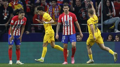 0-3. El Atlético de Madrid paga ante el Barcelona la resaca europea