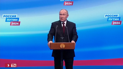 Putin, reelegido para un quinto mandato presidencial en Rusia con el 87% de los votos